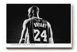 Paul Sinus Wandbild 120x80cm Basketball Legende Nummer 24 Sportkunst schwarz weiß modernes Athleten Motiv dynamische Sport Wanddekoration für Wohnzimmer Fitnessraum Büro