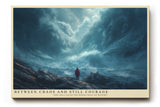 Paul Sinus Wandbild Between Chaos and Still Courage – Kraftvolles Naturmotiv zwischen Sturm und Stille