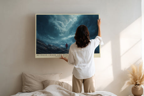 Paul Sinus Wandbild Between Chaos and Still Courage – Kraftvolles Naturmotiv zwischen Sturm und Stille