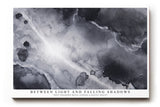 Paul Sinus Wandbild Between Light and Falling Shadows Soft Shadows Move Across a Silent Space