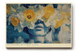 Paul Sinus Wandbild 120x80cm Blossoms of First Love surrealistisches Portrait mit Narzissen Blumen Kunst Poster für Wohnzimmer Schlafzimmer