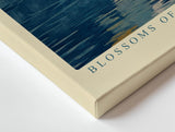 Paul Sinus Wandbild 120x80cm Blossoms of First Love surrealistisches Portrait mit Narzissen Blumen Kunst Poster für Wohnzimmer Schlafzimmer
