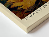 Paul Sinus Wandbild 120x80cm Blumen In Voller Blüte Florale Kunst LeinWandbild 120x80cm Elegante Blumen Wanddekoration