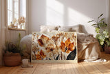 Paul Sinus Wandbild 120x80cm Botanische Komposition mit getrockneten Pflanzen Elegante Naturkunst in warmen Erdtoenen