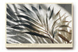 Paul Sinus Wandbild 120x80cm botanisches Blatt Schatten Fotokunst modern beige grau minimalistisch Kunstdruck grosses Natur Kunstbild stilvolle Wanddekoration fuer Wohnzimmer Büro