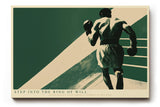 Paul Sinus Wandbild 120x80cm Boxer im Ring dynamische Sportkunst mit kraftvoller Bewegung fuer moderne Wohnräume