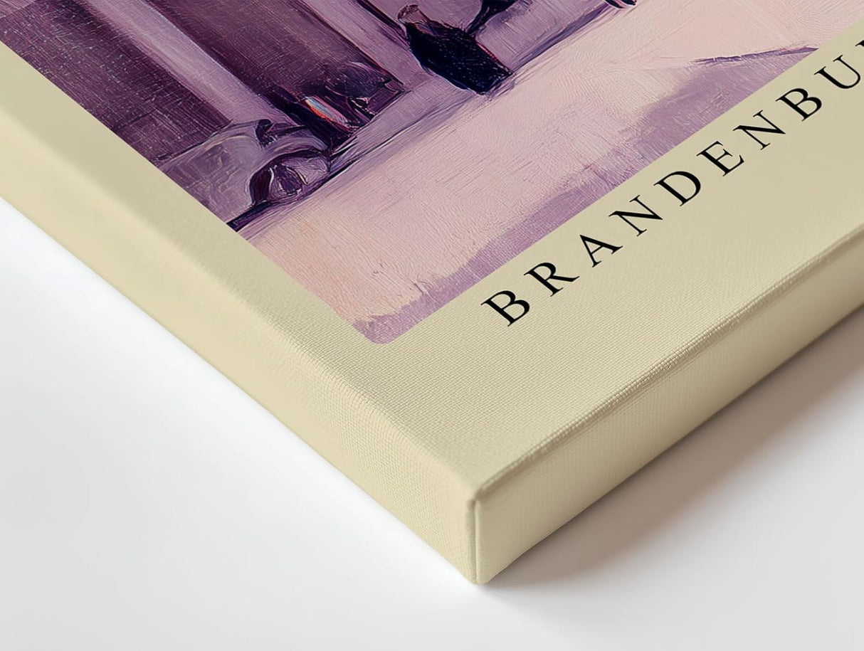 Paul Sinus Wandbild 120x80cm Brandenburger Tor Berlin Architektur Kunst Poster Stilvolles Stadtmotiv mit historischer Architektur und urbaner Atmosphäre