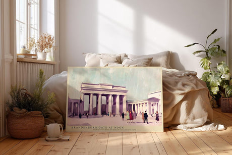Paul Sinus Wandbild 120x80cm Brandenburger Tor Berlin Architektur Kunst Poster Stilvolles Stadtmotiv mit historischer Architektur und urbaner Atmosphäre