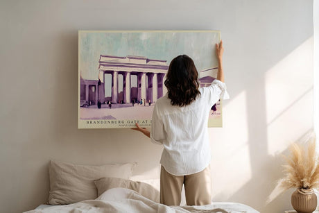 Paul Sinus Wandbild 120x80cm Brandenburger Tor Berlin Architektur Kunst Poster Stilvolles Stadtmotiv mit historischer Architektur und urbaner Atmosphäre