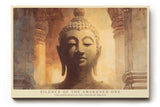 Paul Sinus Wandbild 120x80cm Buddha Meditation Spirituelle Kunst Figur in ruhiger Tempelatmosphaere