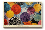Paul Sinus Wandbild 120x80cm Bunte Planetenformen – Abstrakte Farbkunst mit runden Formen für moderne Wohnräume