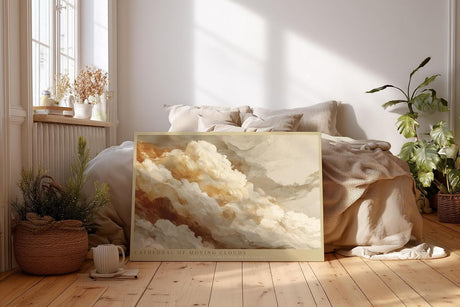 Paul Sinus Wandbild 120x80cm Cathedral of Moving Clouds dramatische Wolkenlandschaft Himmel Kunst Poster für Wohnzimmer Büro