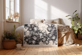 Paul Sinus Wandbild Cells of an Ancient Storm Abstract Black and White Depth of Organic Motion