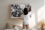 Paul Sinus Wandbild Cells of an Ancient Storm Abstract Black and White Depth of Organic Motion