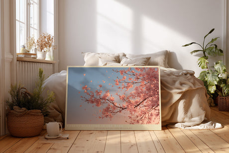 Paul Sinus Wandbild Cherry Blossoms in the Wind – Zarte Blüten im Spiel des Lichts