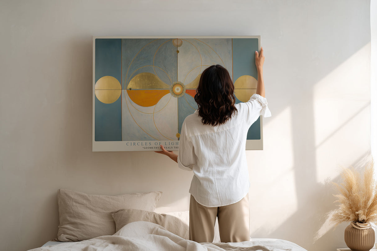 Paul Sinus Wandbild Circles of Light and Creation Geometry Reveals the Order of the Cosmos