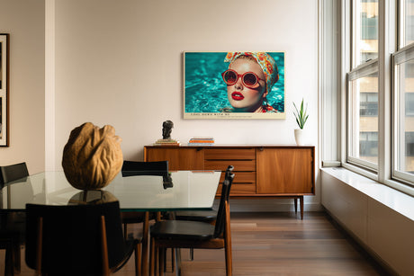 Paul Sinus Wandbild Cool Down With Me – Sommerliche Eleganz und Retro-Glamour in leuchtenden Farben