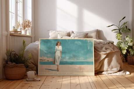 Paul Sinus Wandbild Côte d’Azur The Golden Coast – Sommerliche Eleganz und mediterranes Flair in harmonischen Farben