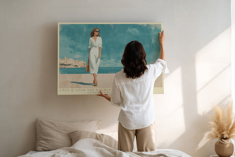 Paul Sinus Wandbild Côte d’Azur The Golden Coast – Sommerliche Eleganz und mediterranes Flair in harmonischen Farben