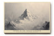 Paul Sinus Wandbild Crown of the Frozen Kingdom majestätische Berglandschaft in monochromer Farbgebung mit kraftvoller Präsenz