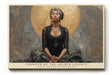 Paul Sinus Wandbild Crowned by the Golden Silence Meditative Portrait with Spiritual Balance and Earthly Grace