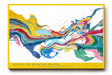 Paul Sinus Wandbild Dance of Painted Waves – Abstraktes Farbenspiel in dynamischer Bewegung