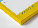 Paul Sinus Wandbild Dance of Painted Waves – Abstraktes Farbenspiel in dynamischer Bewegung