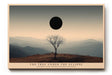 Paul Sinus Wandbild Der einsame Baum unter der Finsternis – Symbol für Licht und Schatten im Gleichgewicht