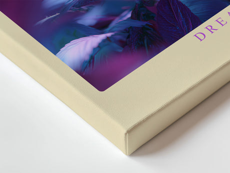 Paul Sinus Wandbild Dreamscape of Purple Foliage abstraktes Naturmotiv in Violett- und Blautönen mit surrealer Atmosphäre