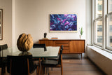 Paul Sinus Wandbild Dreamscape of Purple Foliage abstraktes Naturmotiv in Violett- und Blautönen mit surrealer Atmosphäre