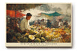 Paul Sinus Wandbild 120x80cm Durian Markt in Thailand – Lebendige Marktszene mit tropischen Früchten und warmen Farben
