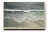 Paul Sinus Wandbild 120x80cm Edge of Surf and Sand Luftaufnahme Meer Wellen Strand Natur Fotokunst Poster für Wohnzimmer Schlafzimmer Büro