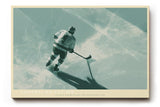 Paul Sinus Wandbild 120x80cm Eishockey Spieler auf Eis moderne Wintersport Illustration dynamische Wanddekoration