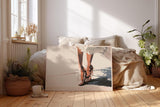 Paul Sinus Wandbild 120x80cm Elegante High Heels moderne Fashion Illustration mit stilvoller Bewegung