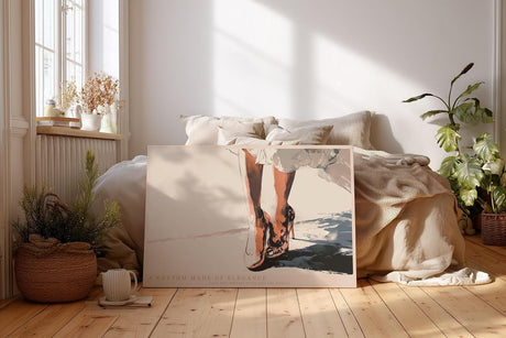 Paul Sinus Wandbild 120x80cm Elegante High Heels moderne Fashion Illustration mit stilvoller Bewegung