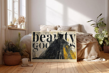 Paul Sinus Wandbild 120x80cm Elegantes Kleid Mode Collage LeinWandbild 120x80cm Fashion Kunst Wanddekoration
