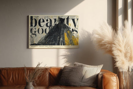 Paul Sinus Wandbild 120x80cm Elegantes Kleid Mode Collage LeinWandbild 120x80cm Fashion Kunst Wanddekoration