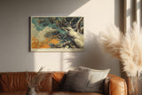 Paul Sinus Wandbild 120x80cm Eukalyptus Baum unter australischem Himmel Atmosphaerische Naturkunst mit warmen Outback Farben