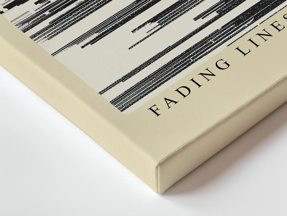 Paul Sinus Wandbild Fading Lines of a Soul modernes Porträt mit digitaler Fragmentierung und emotionaler Tiefe für stilvolle Räume voller Ausdruckskraft