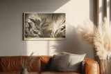 Paul Sinus Wandbild 120x80cm Feathers in Quiet Light elegante Federn Struktur Kunst in warmen Naturtönen Poster für Wohnzimmer Schlafzimmer