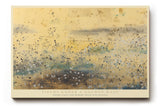 Paul Sinus Wandbild Fields Under a Golden Haze Abstract Landscape in Warm Light and Gentle Silence