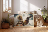 Paul Sinus Wandbild 120x80cm filmisches Porträt starke Frau dramatische Fotokunst modernes Charaktermotiv Kunstdruck stilvolle