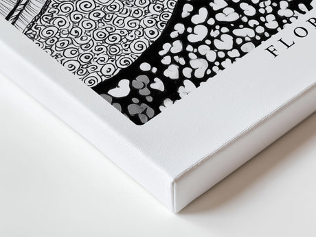 Paul Sinus Wandbild Floral Dreams in Monochrome Artistic Harmony in Black and White