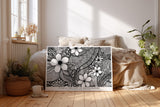Paul Sinus Wandbild Floral Dreams in Monochrome Artistic Harmony in Black and White