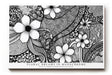 Paul Sinus Wandbild Floral Dreams in Monochrome Artistic Harmony in Black and White