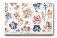 Paul Sinus Wandbild 120x80cm florale Illustration Blumen Sammlung in Pastellfarben moderne botanische Kunst stilvolles Naturbild für Wohnzimmer Büro