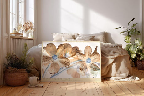 Paul Sinus Wandbild 120x80cm Flowers Beyond Color abstrakte Blumen Makro Kunst in surrealen Farben moderne Natur Fotokunst Poster für Wohnzimmer Schlafzimmer