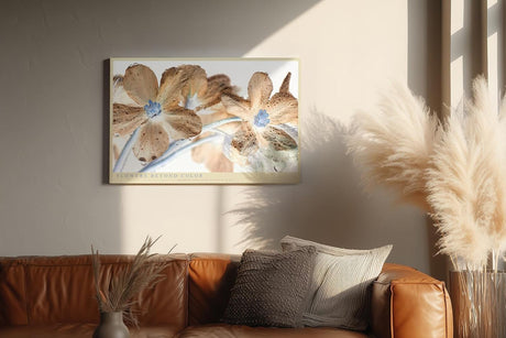 Paul Sinus Wandbild 120x80cm Flowers Beyond Color abstrakte Blumen Makro Kunst in surrealen Farben moderne Natur Fotokunst Poster für Wohnzimmer Schlafzimmer