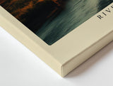 Paul Sinus Wandbild 120x80cm Flusslandschaft Morgenlicht moderne Natur Fotokunst grosses Landschaftsbild stilvolle Wanddekoration fuer Wohnzimmer Büro
