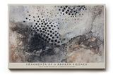Paul Sinus Wandbild Fragments of a Broken Silence Abstract Texture of Time and Memory